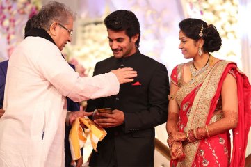 Hero Aadi Wedding Reception Photos